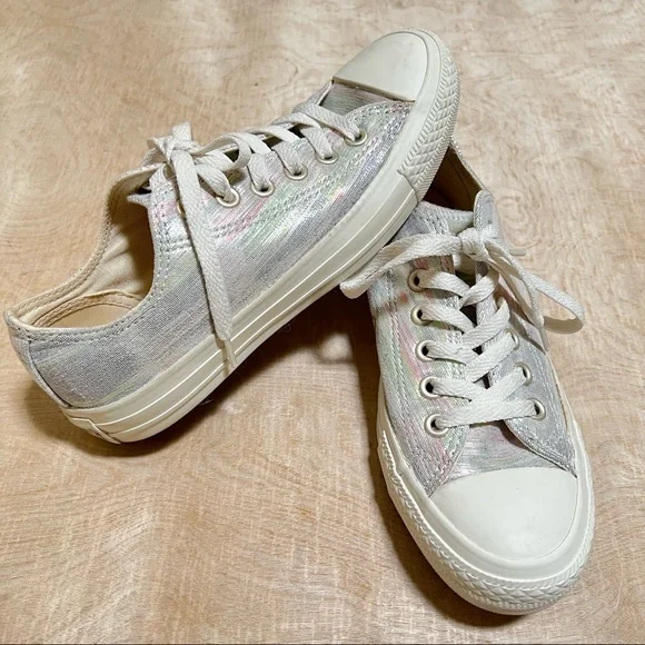 Silver converse size 7 online